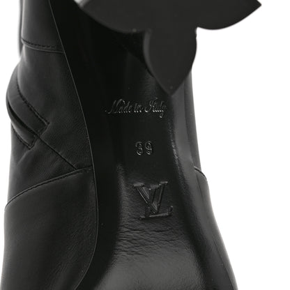 Louis Vuitton Calfskin Uniformes Silhouette Ankle Boots 39 Black 7 of 8