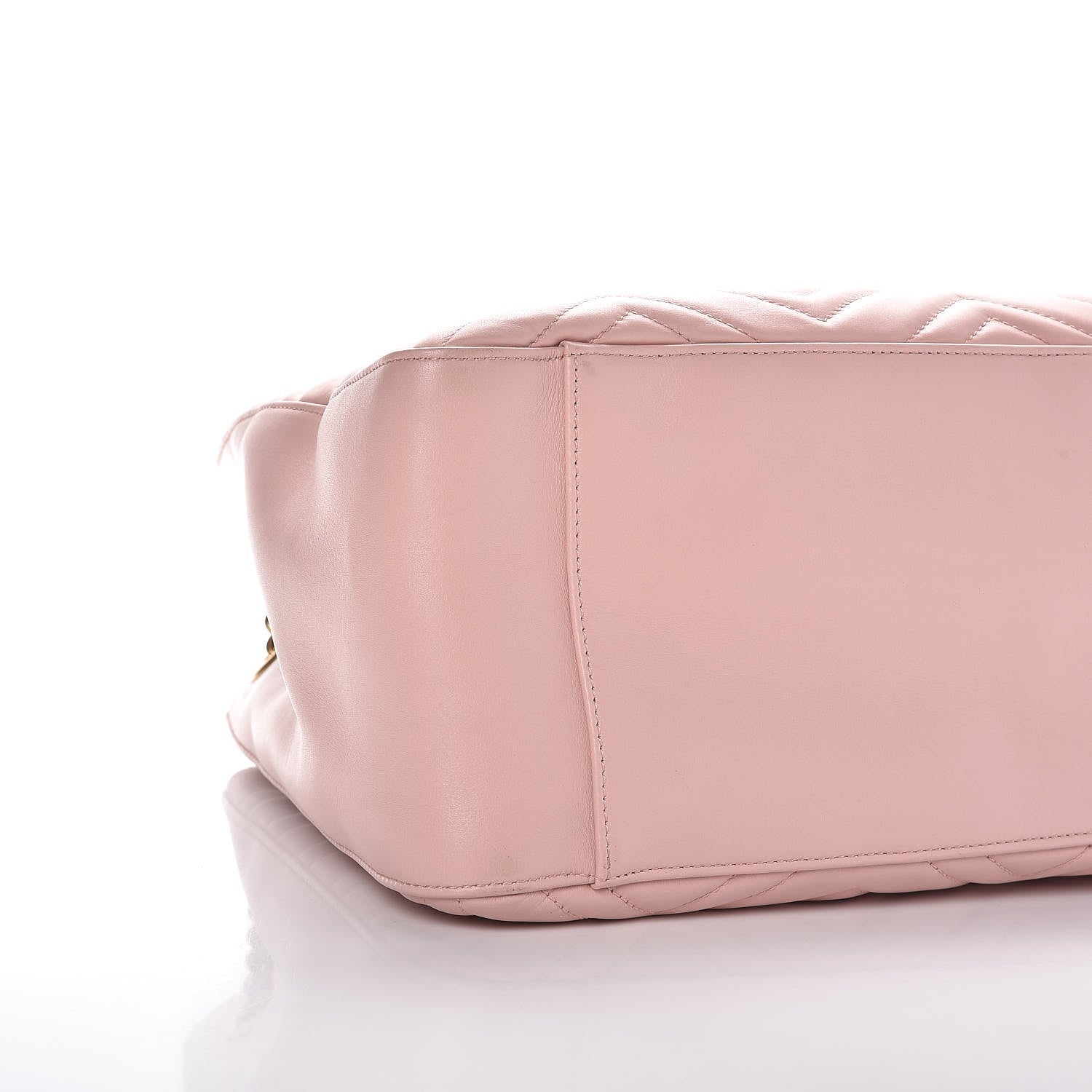 Gucci Calfskin Matelasse Medium GG Marmont Shoulder Tote Bag Perfect Pink 8 of 9
