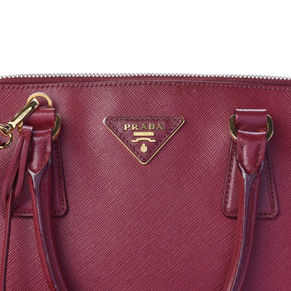 Prada Saffiano Lux Medium Promenade Tote Cherry 14 of 14
