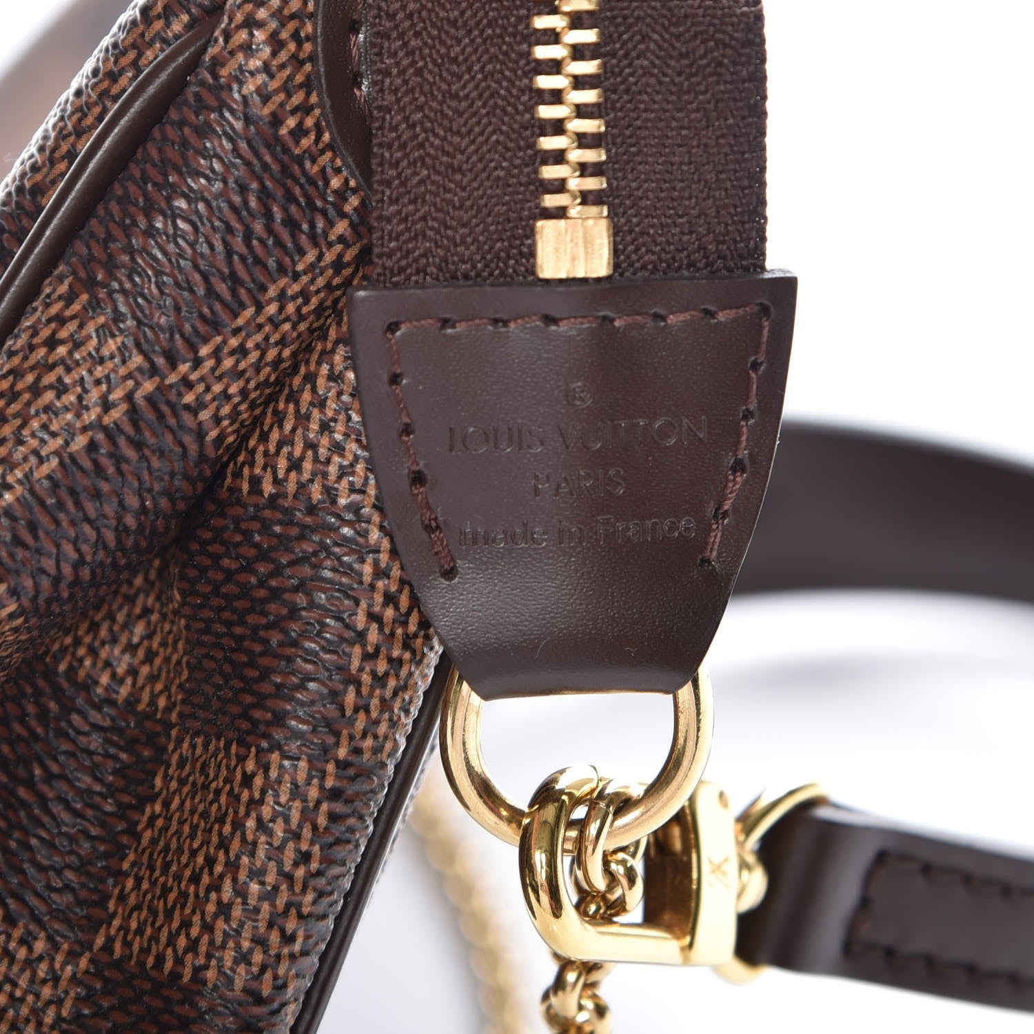 Louis Vuitton Damier Ebene Eva Clutch 6 of 7