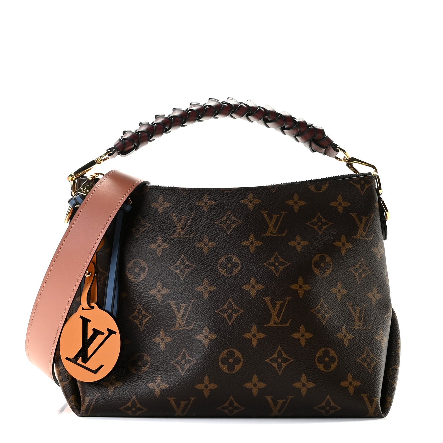 Louis Vuitton Monogram Beaubourg Hobo Mini Bordeaux Red Peach Safran Blue Jean Blue 1 of 11