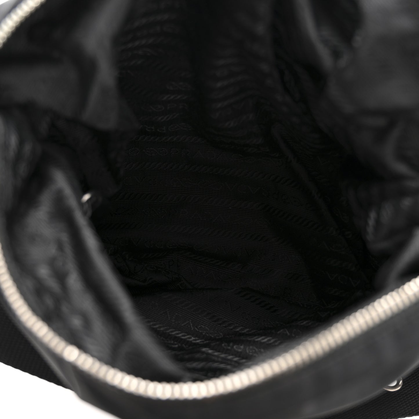 Nylon Shoulder Bag Black