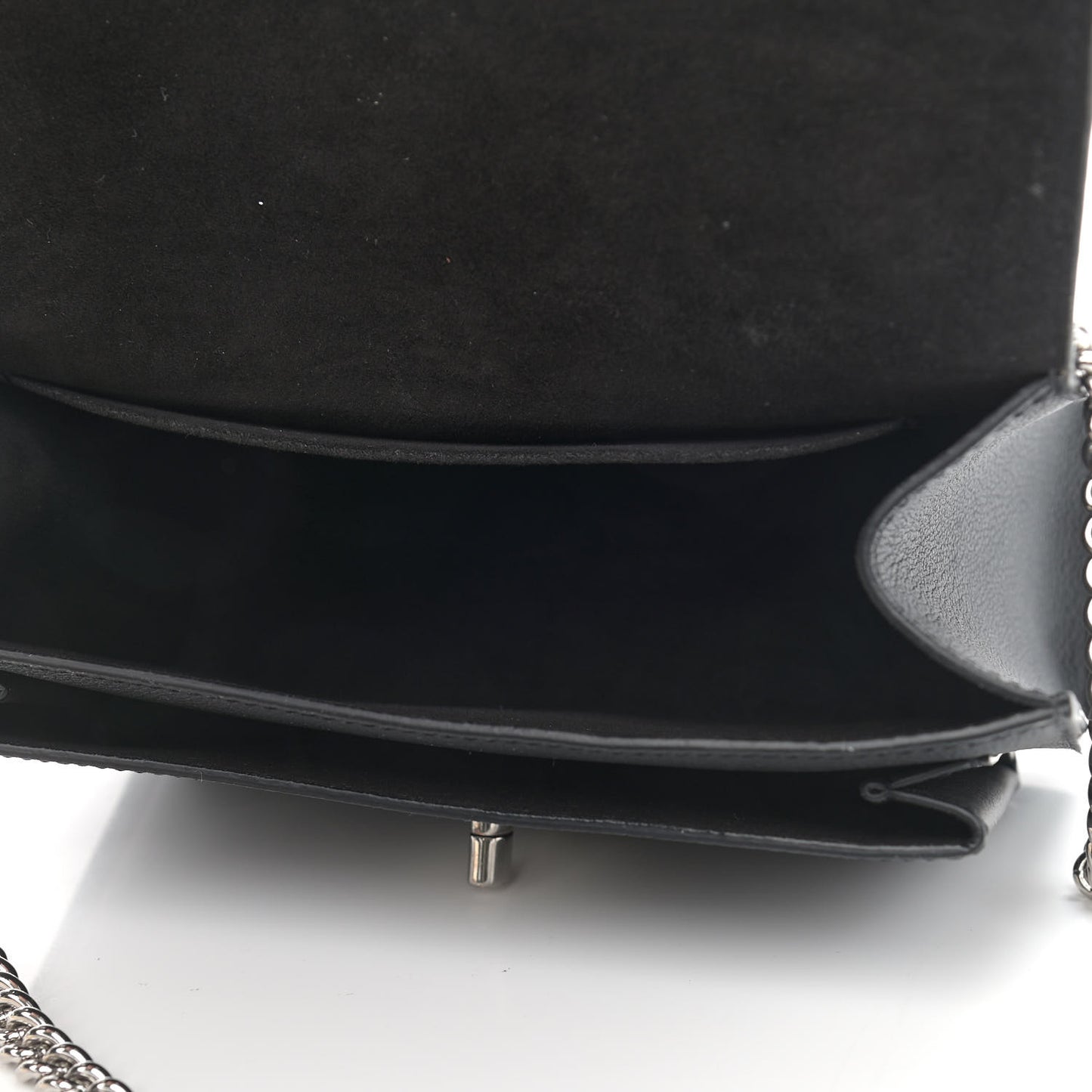 Soft Calfskin Mylockme Chain Bag BB Black