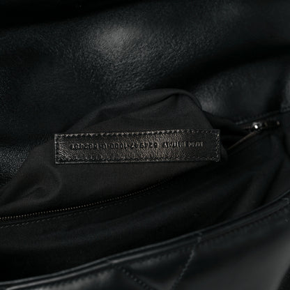 Balenciaga Nappa Calfskin Quilted Touch B Clutch Bag Black 7 of 9