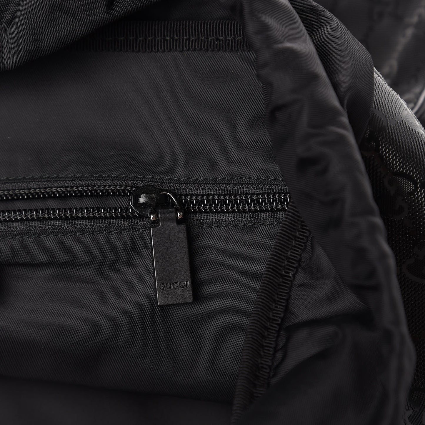 Imprime Monogram Large Interlocking G Double Buckle Backpack Black