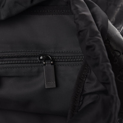 Gucci Imprime Monogram Large Interlocking G Double Buckle Backpack Black 9 of 14