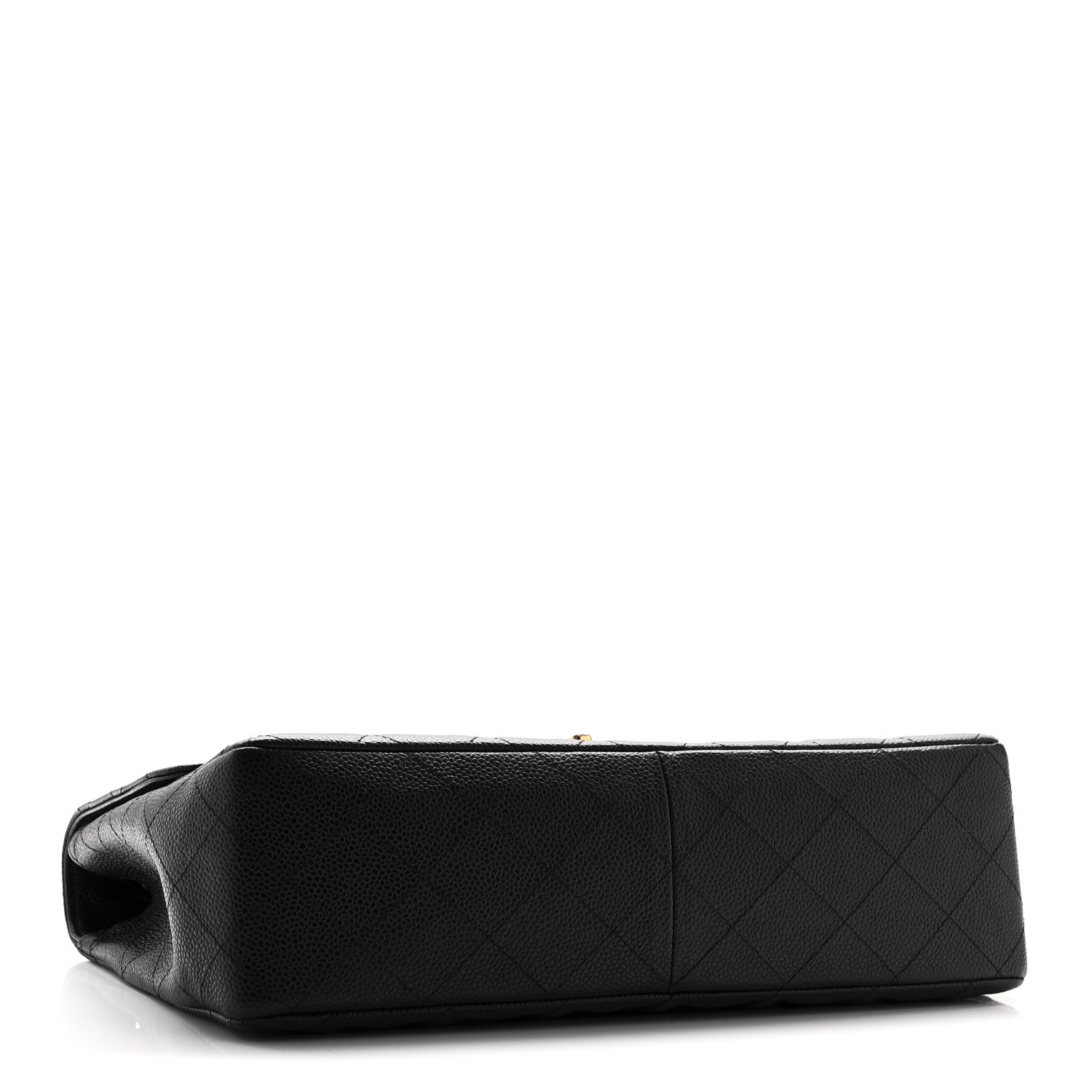 Chanel Caviar Quilted Jumbo Single Flap Black 4 of 11