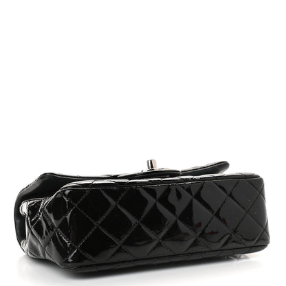 Chanel Patent Calfskin Quilted Mini Rectangular Flap Black 4 of 9