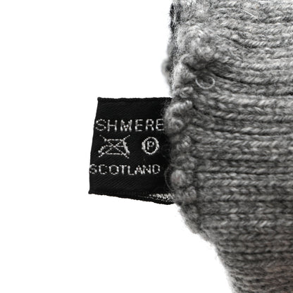 Chanel Cashmere CC Gloves Black Grey 6 of 6