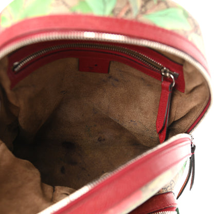 Gucci GG Supreme Monogram Tian Web Small Day Backpack Beige Multicolor Red 12 of 18