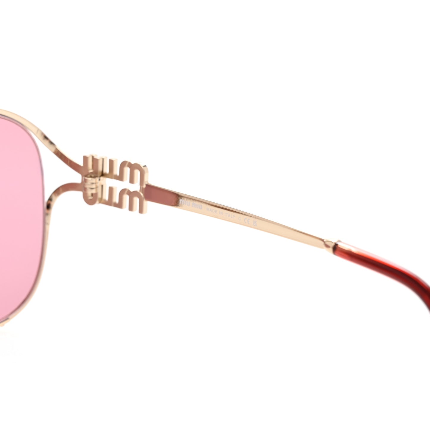 Metal Sunglasses SMU 52Z Pink