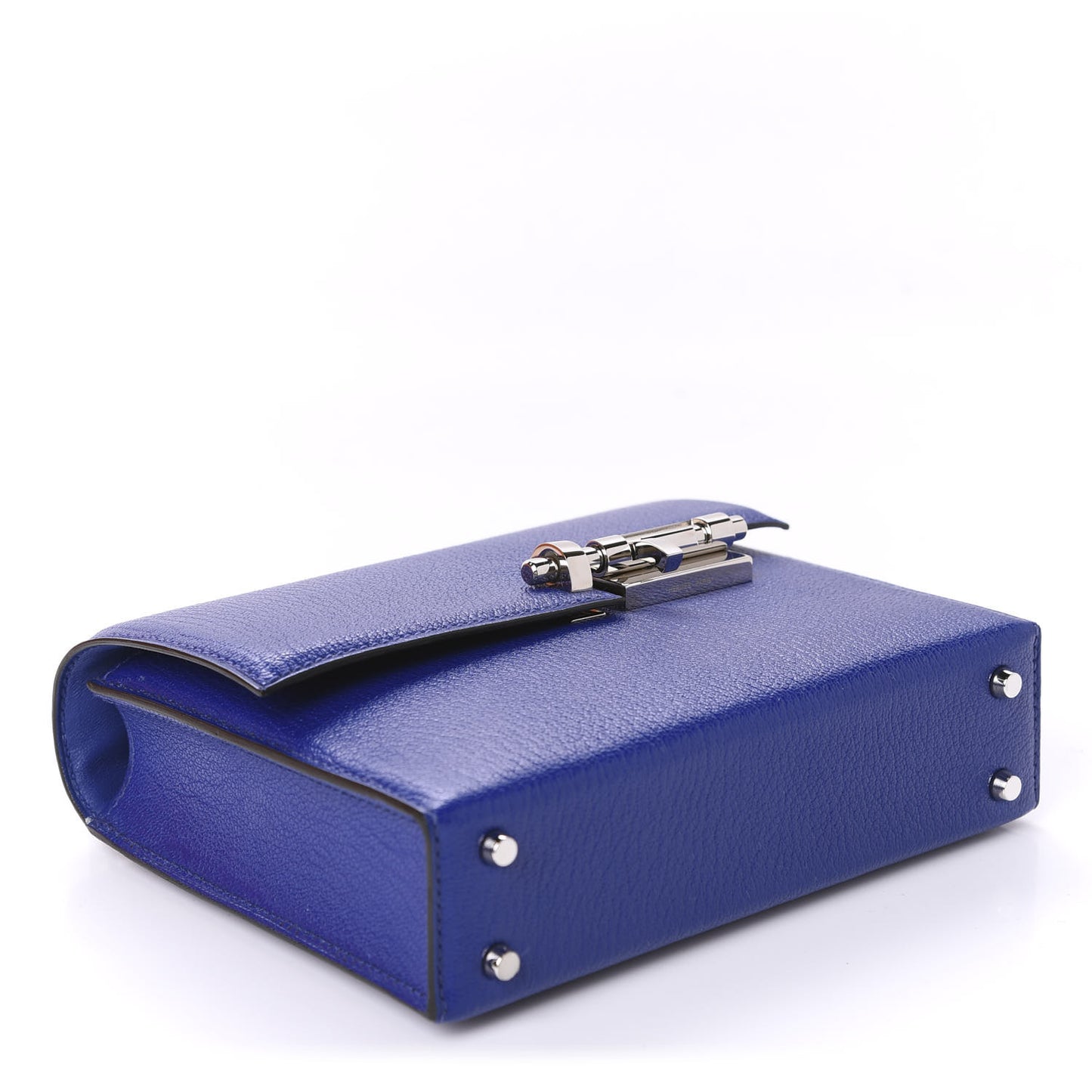 Chevre Chamkila Mini Verrou Chaine Bag Bleu Electrique