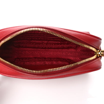 Prada Saffiano Lux Belt Bag Fuoco 5 of 8