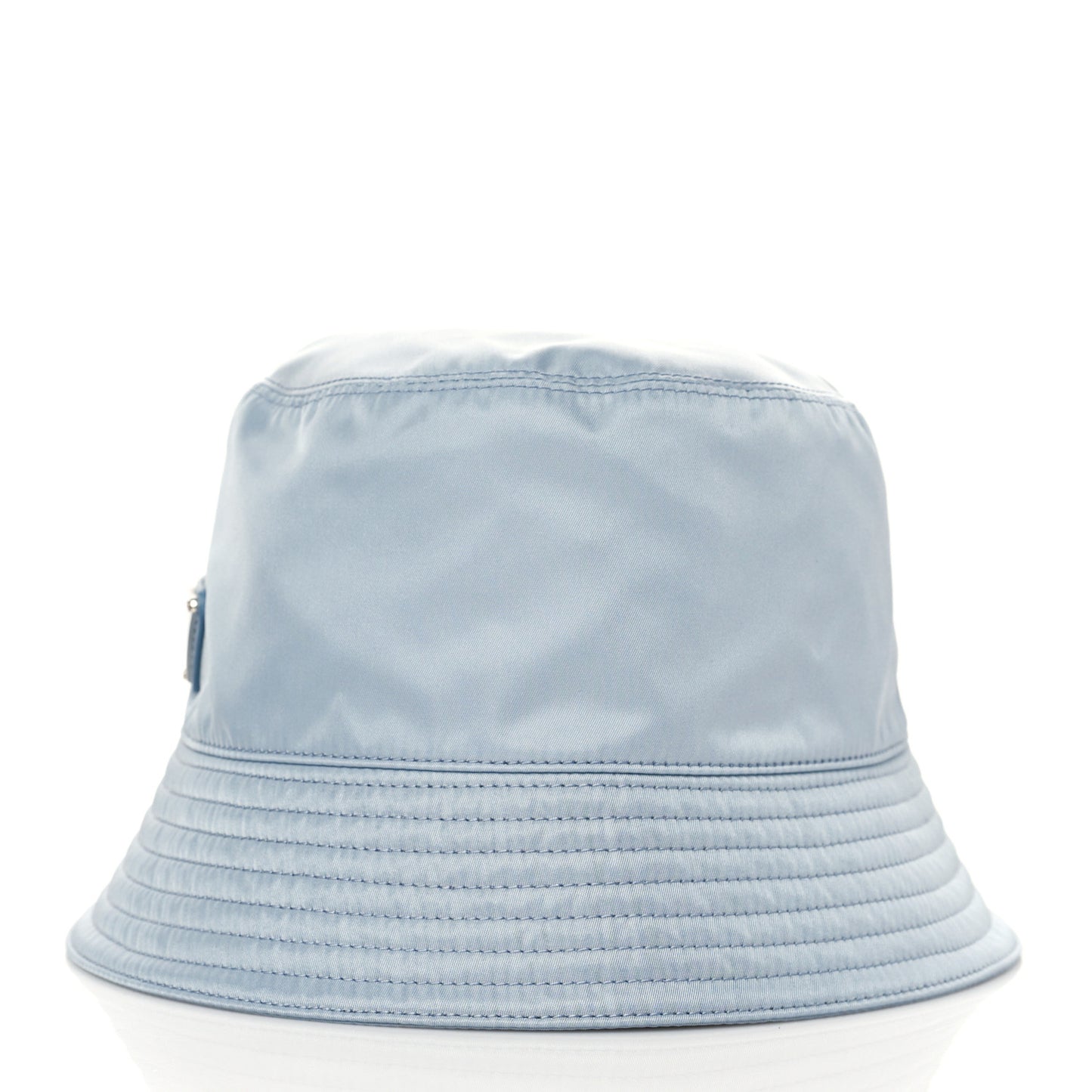 Re-Nylon Metal Triangle Logo Womens Bucket Hat M Fiordaliso