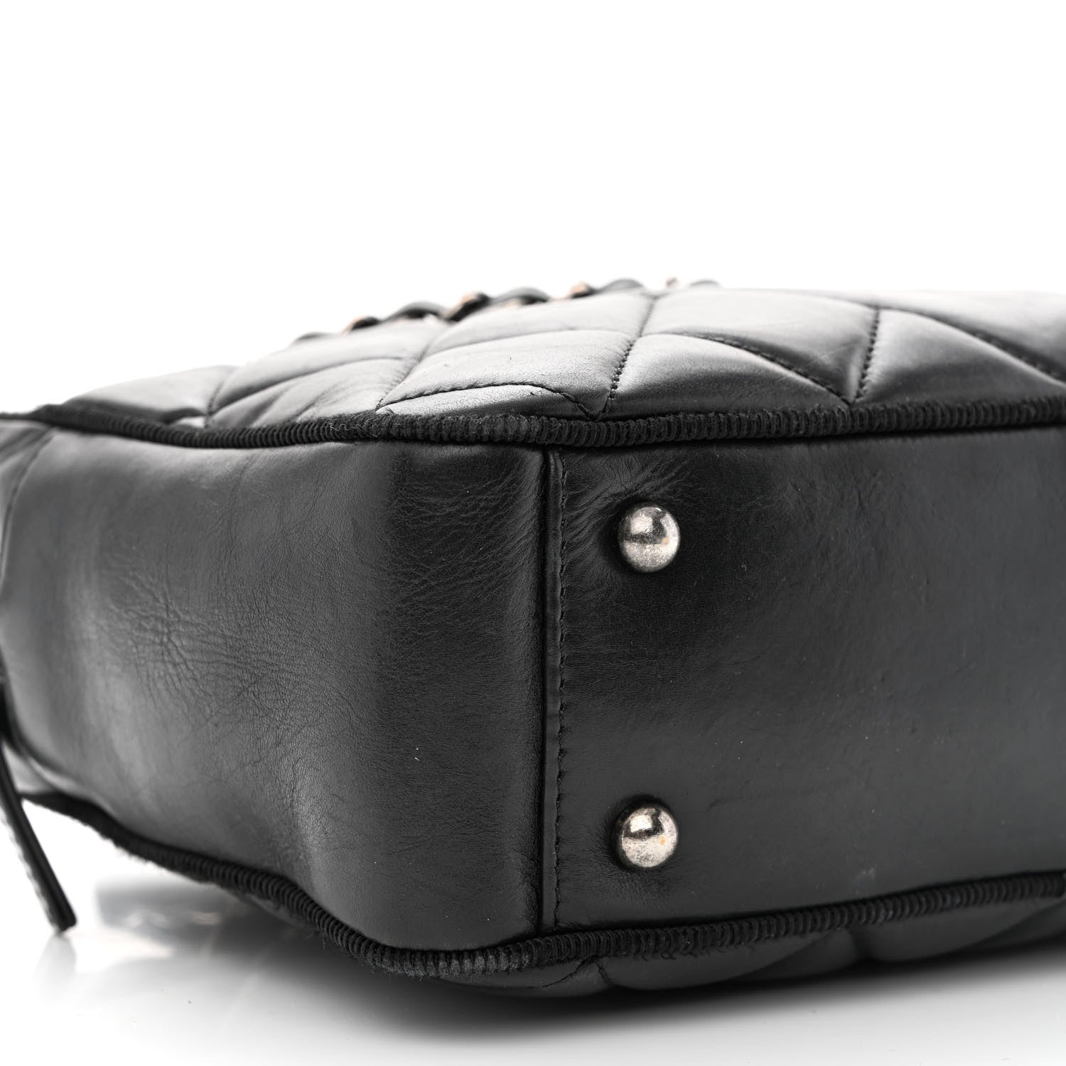 Chanel Calfskin Quilted Small Ballerine Camera Case Black 11 of 18