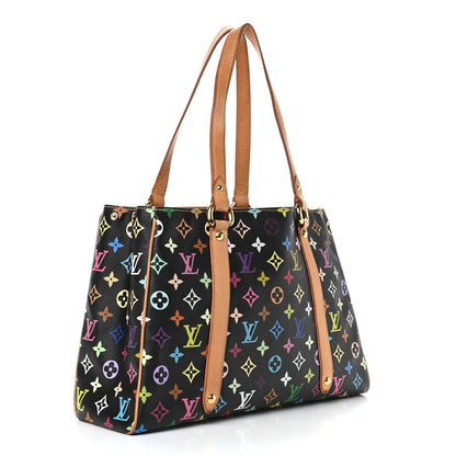 Louis Vuitton Monogram Multicolor Aurelia MM Black 3 of 10