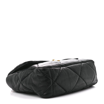 Chanel Lambskin Quilted Large Chanel 19 Flap Black 4 of 10