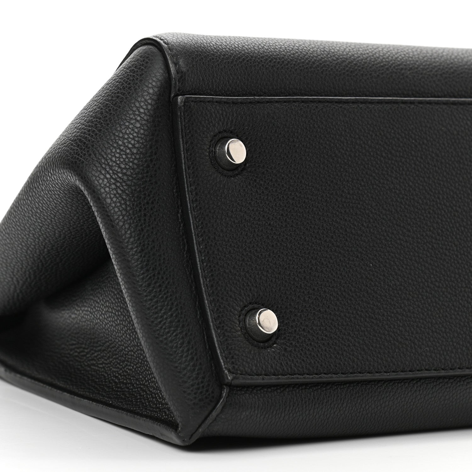 Celine Supple Calfskin Medium Edge Shoulder Bag Black 7 of 11