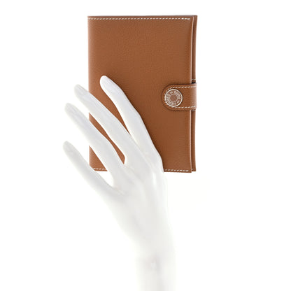 Hermes Evercolor RMS Passport Holder Gold 2 of 8