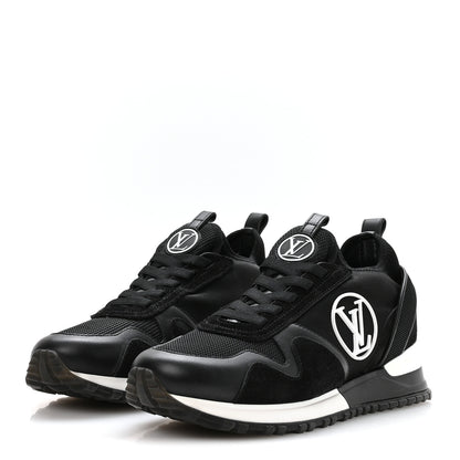 Louis Vuitton Calfskin Run Away Sneakers 37 Black 4 of 10