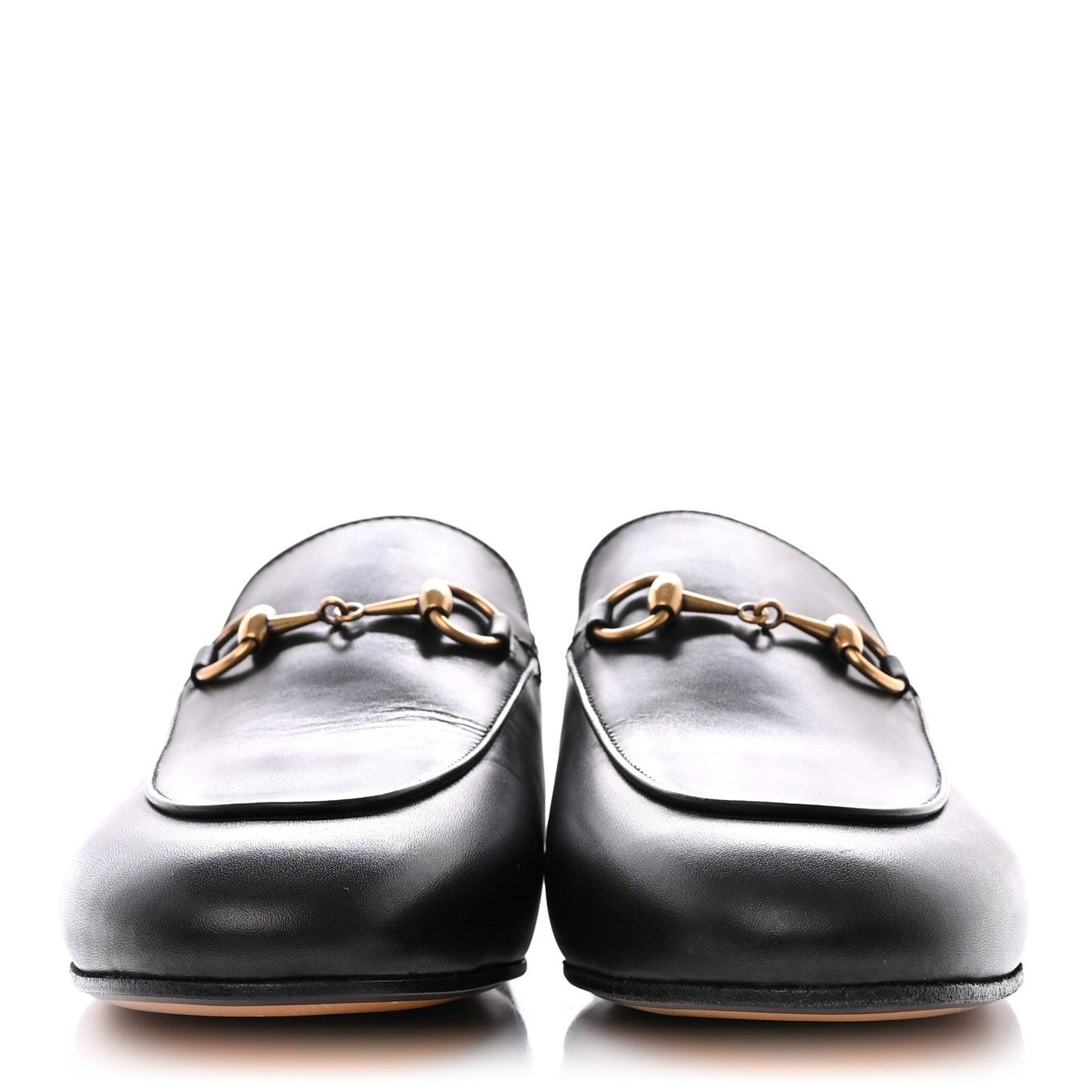 Calfskin Womens Princetown Slippers 37 Black