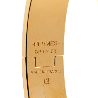 Hermes Enamel Narrow Clic Clac H Bracelet PM Rose Candeur 4 of 5