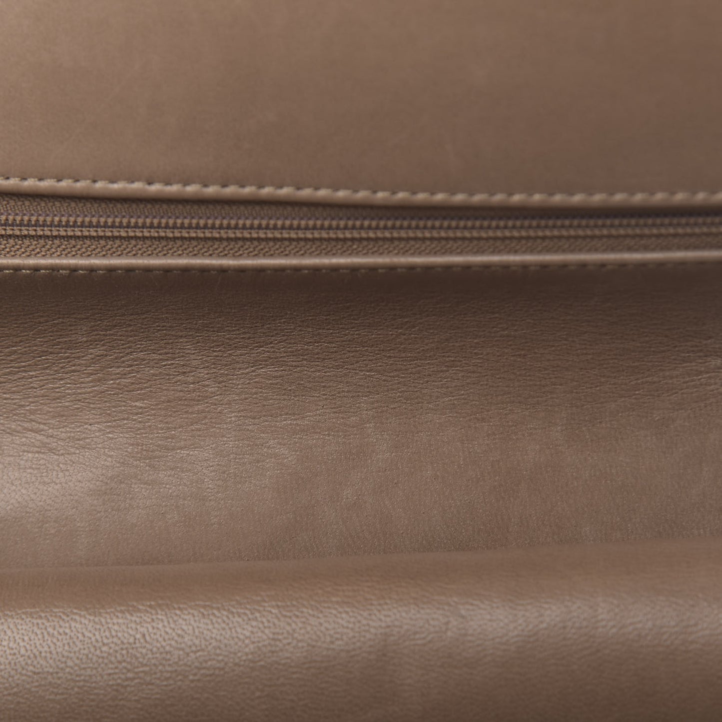 Lambskin Quilted Small Double Flap Beige