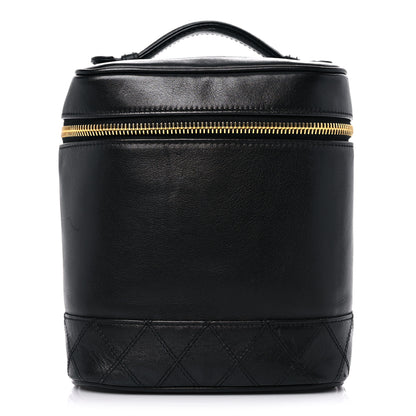Chanel Lambskin Vanity Cosmetic Case Black 1 of 17