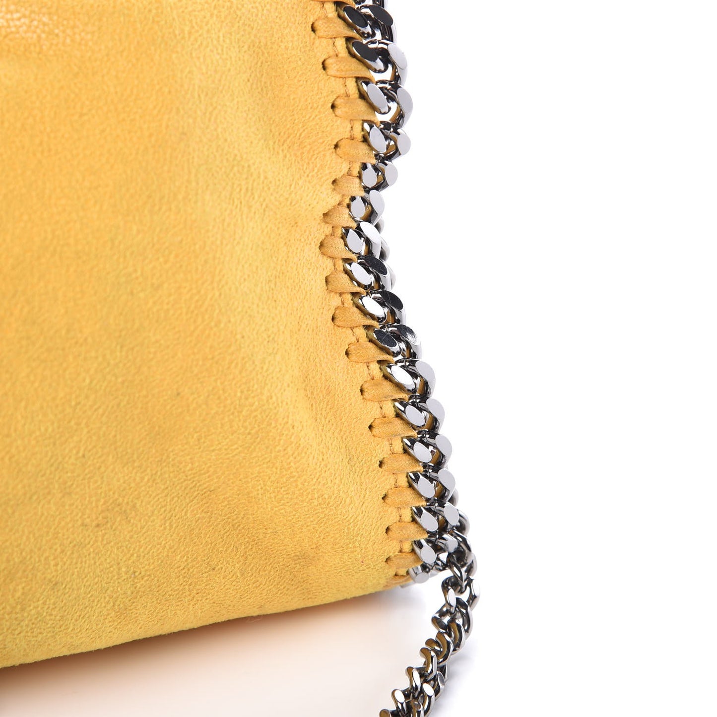 Shaggy Deer Falabella Mini Fold Over Tote Yellow