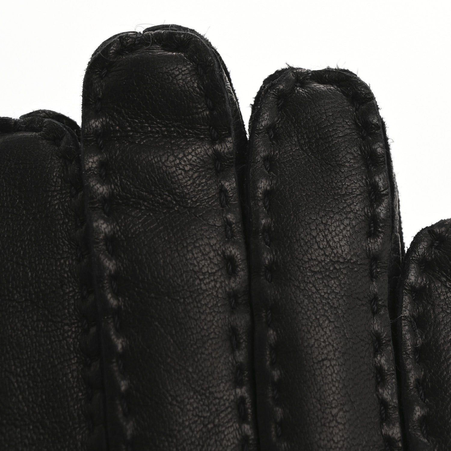 Gucci Nappa Lambskin Maya GG Gloves 6.5 Black 9 of 10