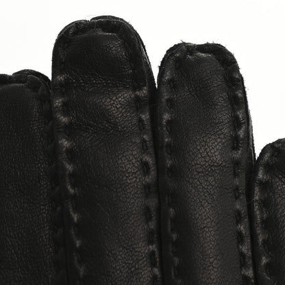 Gucci Nappa Lambskin Maya GG Gloves 6.5 Black 9 of 10