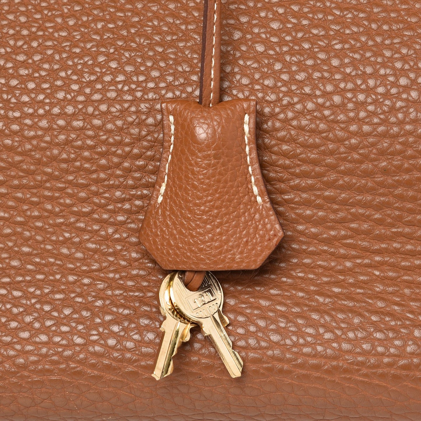 Taurillon Clemence Birkin 35 Gold