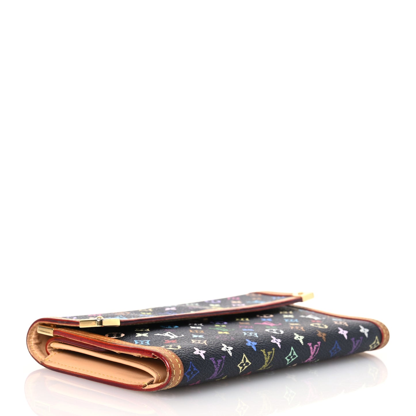 Monogram Multicolor Porte Tresor International Wallet Black