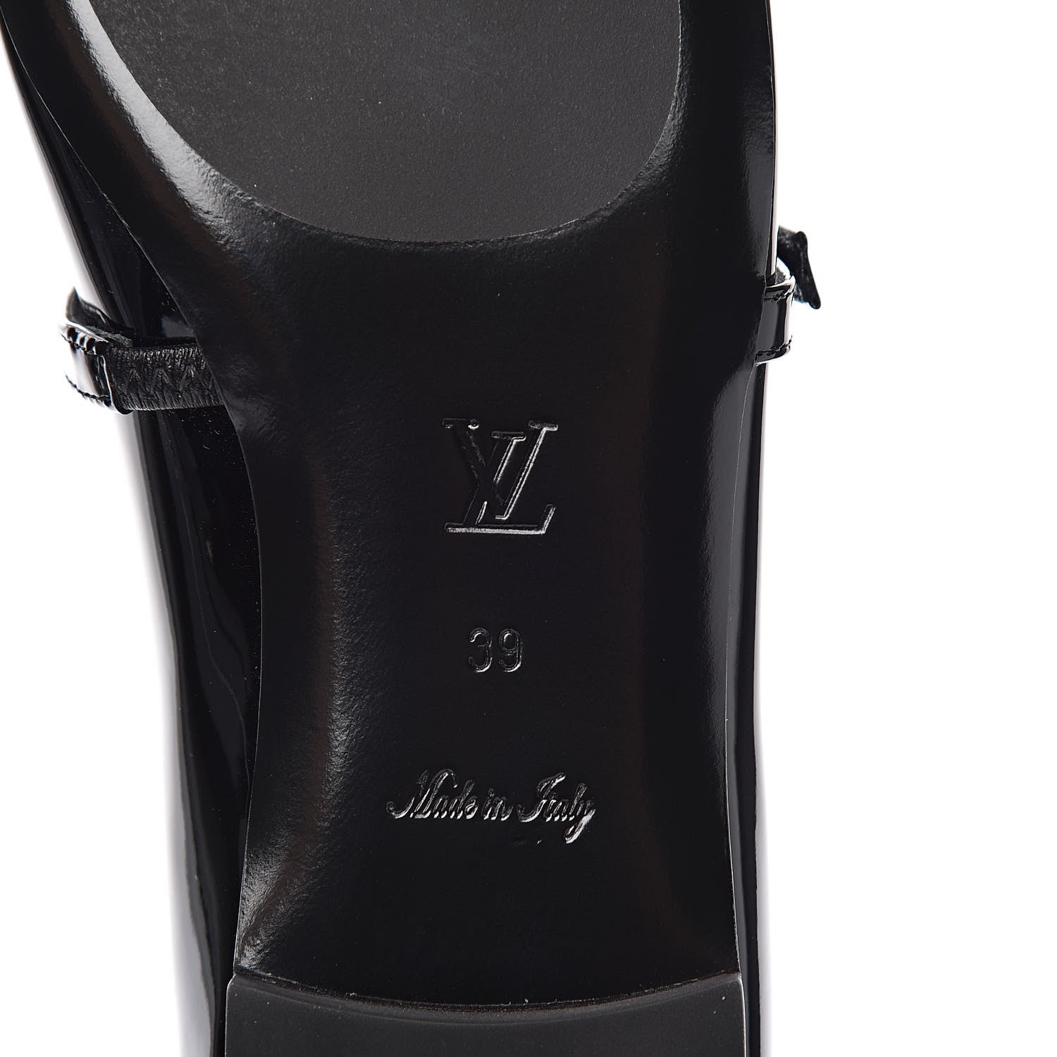 Louis Vuitton Patent Uniformes Ballet Flats 39 Black 6 of 8