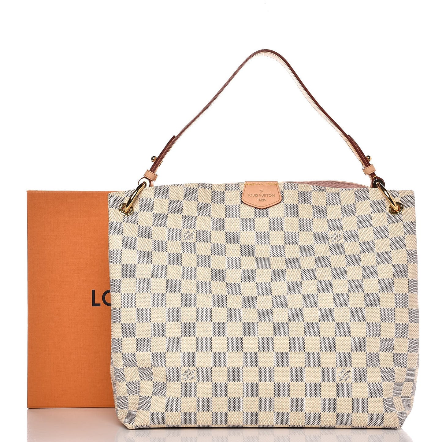 Damier Azur Graceful PM Rose Ballerine