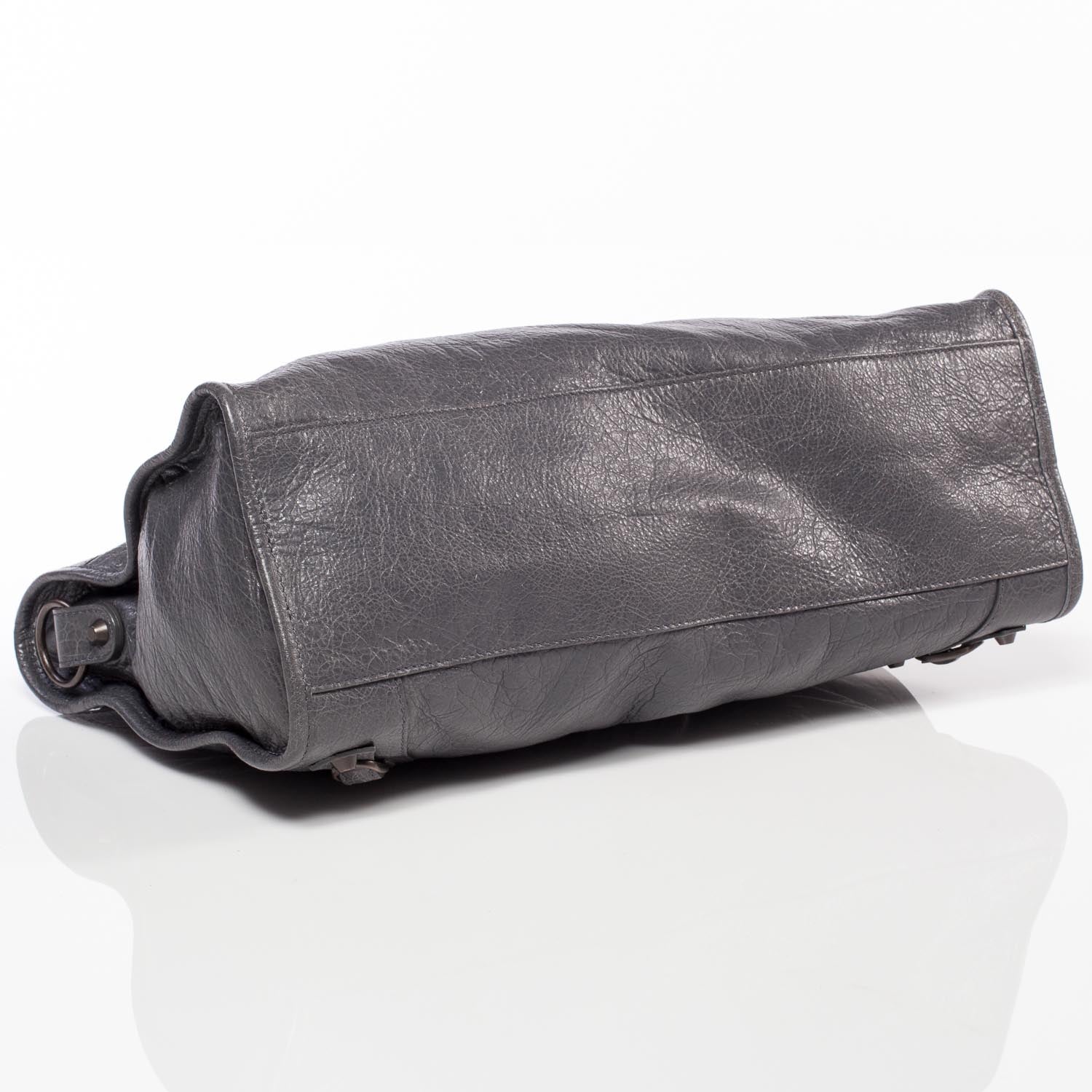 Balenciaga Agneau City Gris Tarmac 6 of 7