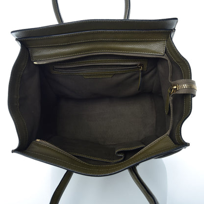 Celine Drummed Calfskin Mini Luggage Jungle 5 of 11