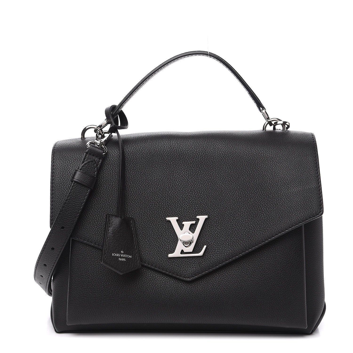Louis Vuitton Soft Calfskin My Lockme Top Handle Black 1 of 9