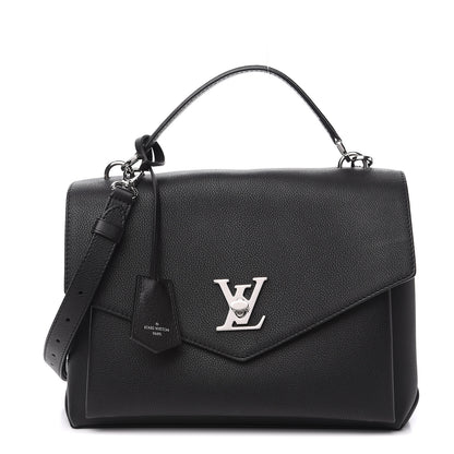 Louis Vuitton Soft Calfskin My Lockme Top Handle Black 1 of 9