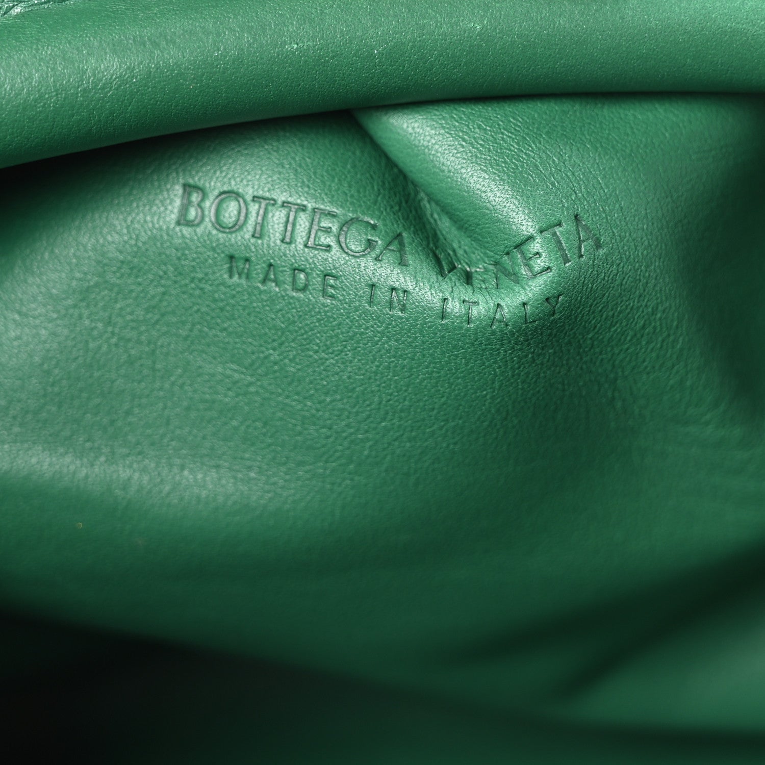 Bottega Veneta Smooth Butter Calf The Pouch Oversized Clutch Racing Green 6 of 10