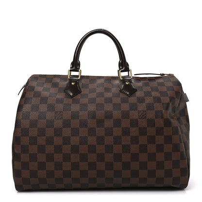 Louis Vuitton Damier Ebene Speedy 35 1 of 12