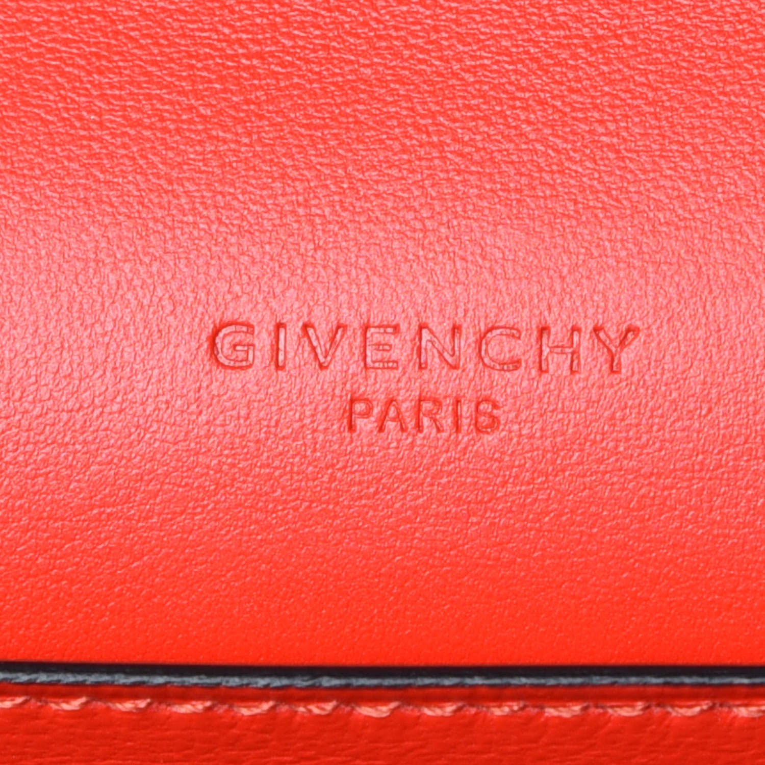 Givenchy Goatskin Edge Chain Wallet Aubergine 8 of 12