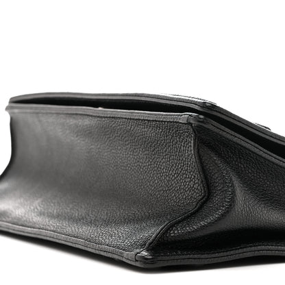 Christian Dior Grained Calfskin Medium Diorama Flap Bag Black 10 of 11