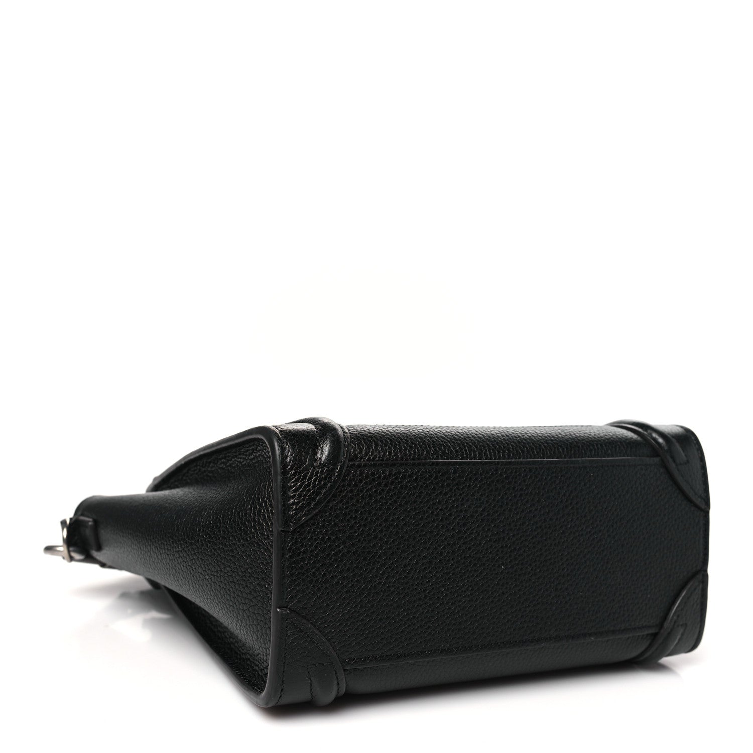 Celine Drummed Calfskin Nano Luggage Black 4 of 11