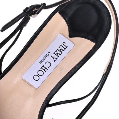 Jimmy Choo Kid PVC Erin Slingback Flats 39.5 Black 10 of 15