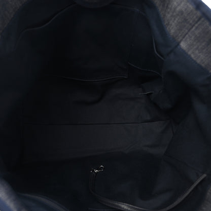 Chanel Denim Large Deauville Tote Dark Blue 5 of 13