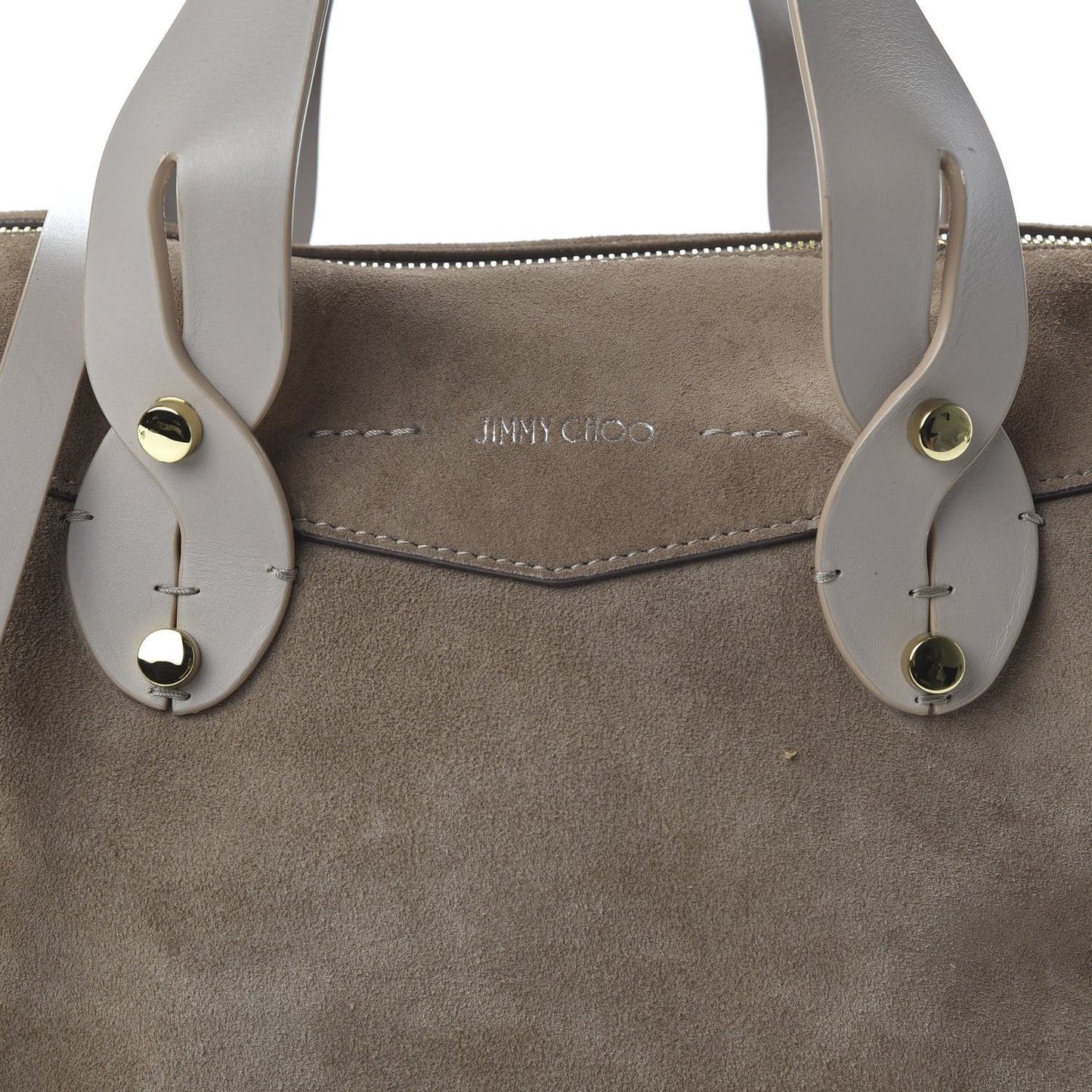 Suede Nappa Small Allie Bowling Bag Light Mocha