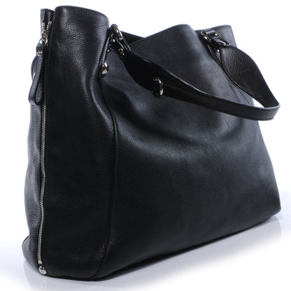 Gucci Leather Icon Bit Large Tote Black 3 of 7