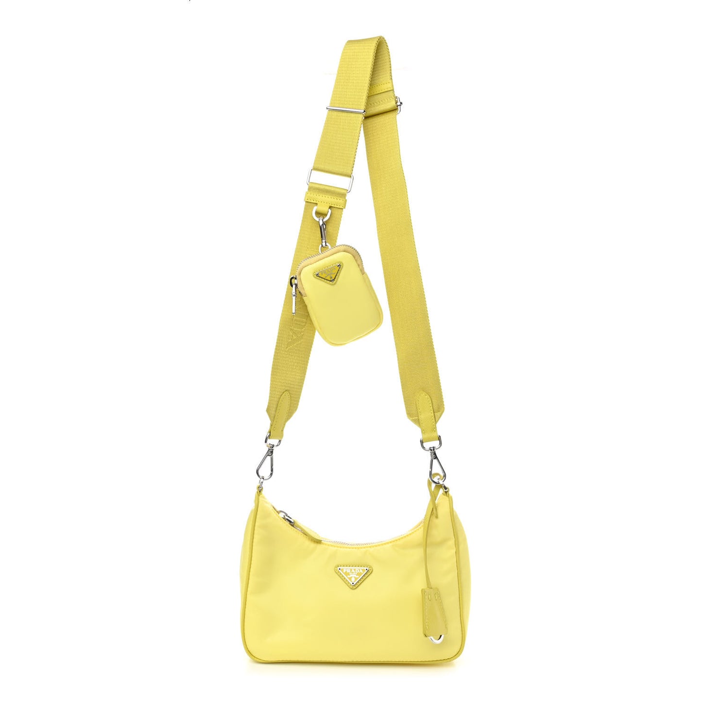 Nylon Saffiano Re-Edition 2005 Shoulder Bag Ananas