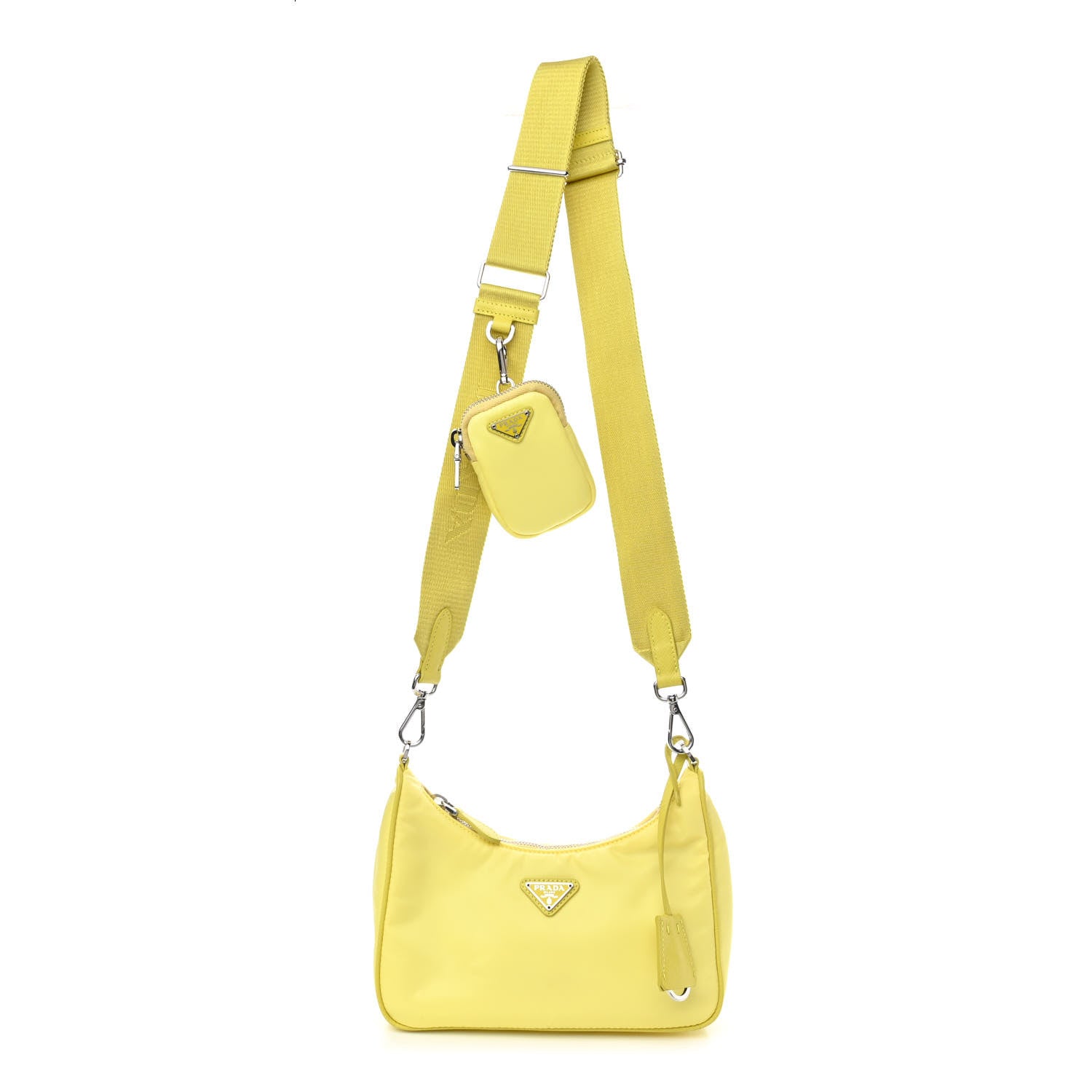 Prada Nylon Saffiano Re-Edition 2005 Shoulder Bag Ananas 1 of 9